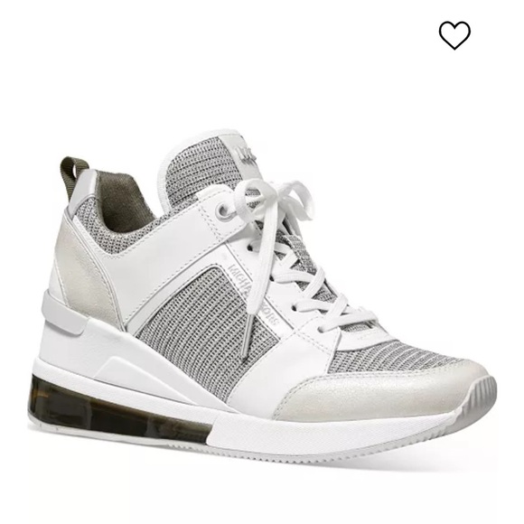 Michael Kors Georgie Trainer Signature Logo Extreme Sneaker - Picture 1 of 8